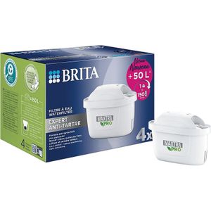 Brita filterpatronen MAXTRA PRO Kalk Expert - 4 Stuks - Filtert PFAS, Kalk en Chloor - Waterfilter