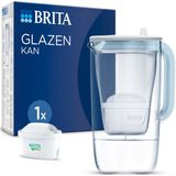 Brita glazen waterfilterkan 2,5L incl. 1 MAXTRA PRO filter - vermindert PFAS en kalk