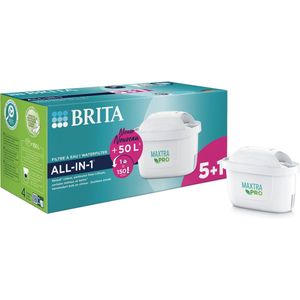 BRITA Maxtra Pro All in 1 Filter patronnen Pack 5+1 gratis 1050932 1050932