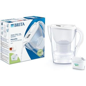 Brita Marella Waterfilterkan Wit 2.4L – met 1 MAXTRA PRO AIO Filter