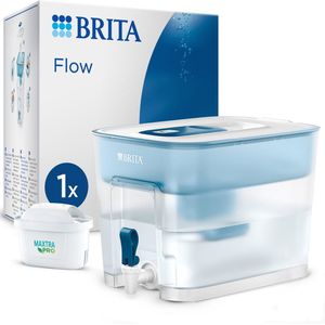Brita Flow waterfiltersysteem 8,2L incl. 1 MAXTRA PRO filter vermindert PFAS en kalk