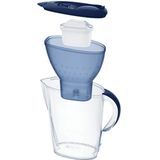 BRITA Marella Cool Waterfilterkan met 2 stuks MAXTRA PRO ALL-IN-1 Filterpatroon - 2,4L - Blauw - Voordeelverpakking | Optimaal Hydrateren met Brita Maxtra Filter voor Brita Waterfilterkan