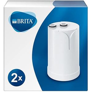 BRITA ON TAP V-MF 2 x waterfilterpatroon (600 L) - vermindert de fijnste microdeeltjes, metalen en smaakverstorende stoffen