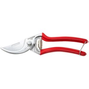 Berger Professionele Snoeischaar - Ergonomisch 25° Gebogen - RVS - 21 cm - Rood