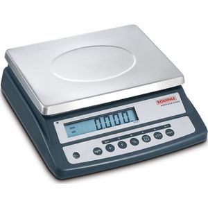Soehnle Compacte-/tel-weegschaal, eenvoudige bediening, weegbereik tot 30 kg, afleesbaarheid 1 g, weegplaat 300 x 225 mm