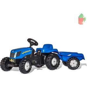 Rolly Toys rollyKid New Holland - Traptractor met Aanhanger