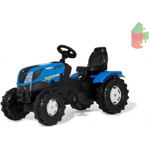 OutDoor Rolly Toys Traktor 3/7 New Holland - Loopauto - Voor kinderen - Blauw