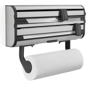 Leifheit Rollenhouder Parat Royal - Zwart RVS