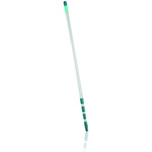 Leifheit telescoopsteel aluminium 130 - 400 cm - incl. antislipkop - 360° draaibaar - ophangoog - Click System