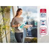Leifheit Dry & Clean raamzuiger - click system - raamoppervlakte 110 m² - tot 38 minuten