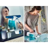 Leifheit Dry & Clean raamzuiger - click system - raamoppervlakte 110 m² - tot 38 minuten