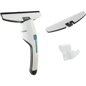 Leifheit Raamstofzuiger Nemo Set met Badmondstuk en Muurbevestiging - Ruitenreiniger - Wit