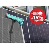 Leifheit raamwisser 3in1 - met telescoopsteel en draaiknop (110-190 cm) - 32 cm wisbreedte - click system