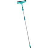 Leifheit raamwisser 3in1 - met telescoopsteel en draaiknop (110-190 cm) - 32 cm wisbreedte - click system