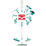 Leifheit raamwisser mini 3-in-1 - Click System - 20 cm wisbreedte