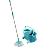 Leifheit - Clean Twist Disc Mop Ergo - Dweil Set Compleet Systeem - Met Wieltjes