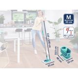 Leifheit Clean Twist M Ergo Mobiel Vloerwisser Set Turquoise