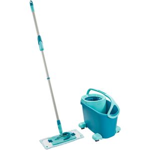 Leifheit Clean Twist M vloerwisser Ergo mobiel - dweil set compleet systeem met wieltjes - 33 cm - 6 liter