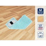 Leifheit Clean Twist M Ergo en Power Clean - vloerwisser overtrek - klittenband - 33 cm - Super Soft