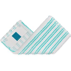 Leifheit Clean Twist M Ergo en Power Clean - vloerwisser overtrek - klittenband - 33 cm - Micro Duo