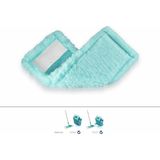 Leifheit Clean Twist M Ergo en Power Clean - vloerwisser overtrek - klittenband - 33 cm - Static Plus