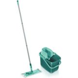 Leifheit Clean Twist M / Combi Clean M vloerwisser vervangingsdoek met drukknoppen – Micro Duo –  33 cm
