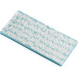 Leifheit Picobello S dweildoek Cotton Plus - voor stenen vloeren - 27 cm wisbreedte - turquoise - wit