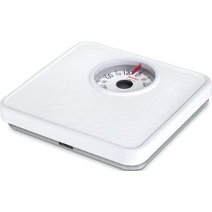 Soehnle personenweegschaal analoog Tempo - wit - tot 130 kg - 1 gr. nauwkeurig