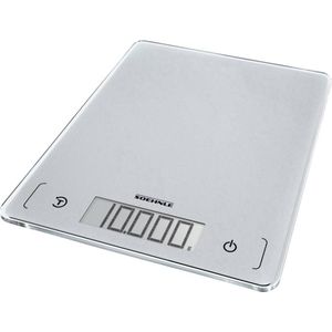 Soehnle keukenweegschaal Page Comfort 300 Slim - digitaal - 1 gram nauwkeurig - tot 10 kg - zilver