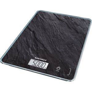 Soehnle Digitale Keukenweegschaal-Compact 300 - tot 5 kg - Leisteenlook