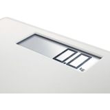 Soehnle personenweegschaal digitaal Style Sense Safe 100 - wit - tot 180 kg - incl. batterijen