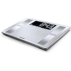 Soehnle Shape Sense Profi 200 Lichaamsvetweegschaal met premium lichaamsanalyse, personenweegschaal met atletenmodus, weegschaal voor exacte meting en BMI-berekening