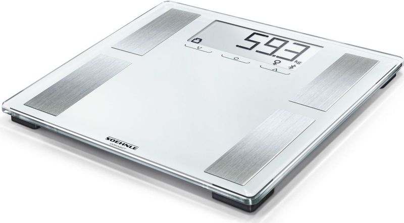 Soehnle analyse personenweegschaal Shape Sense Connect 100 - 8 personen - tot 180 kg - incl. batterijen