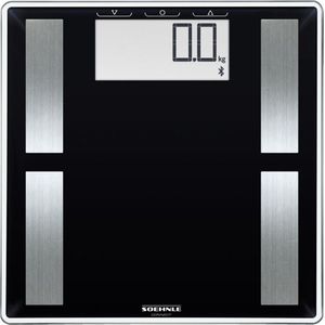 Soehnle - Shape Sense Connect - Digitale Personenweegschaal - Zwart - Tot 180 kg