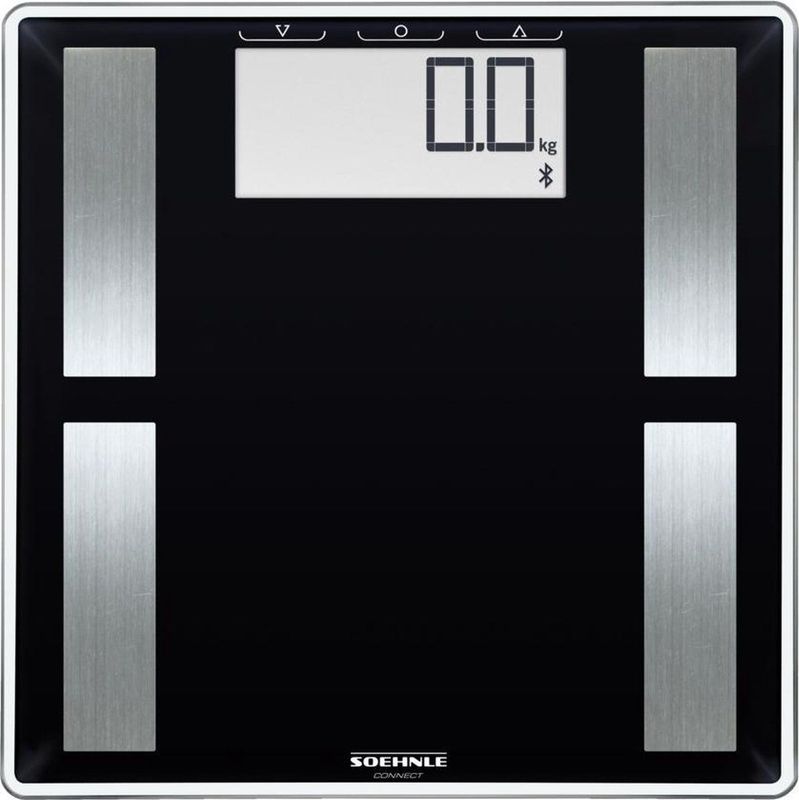 Soehnle - Shape Sense Connect - Digitale Personenweegschaal - Zwart - Tot 180 kg