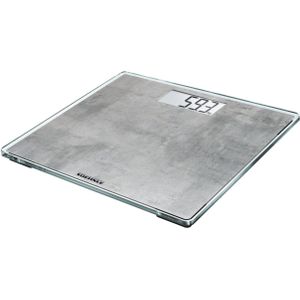 Soehnle personenweegschaal digitaal Style Sense Compact 300 - Betonlook - tot 180 kg - incl. batterijen
