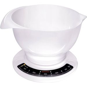 Soehnle Soehnle 65054 Culina Analog Küchenskala mit Mischschüssel 2,5 l Weiß