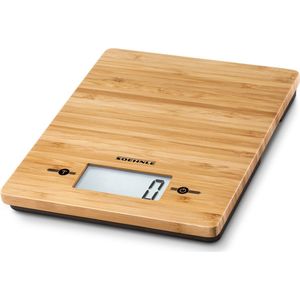 Soehnle keukenweegschaal Bamboo - digitaal - 1 gram nauwkeurig - tot 5 kg