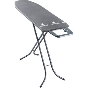 Leifheit strijkplank Classic M - 120 x 38 cm strijkvlak - in hoogte verstelbaar - zwart