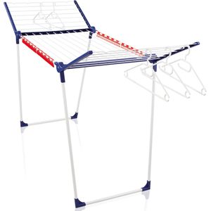 Leifheit droogrek Pegasus 200 Solid - met kleine kledingstukken houders - 20 m drooglengte