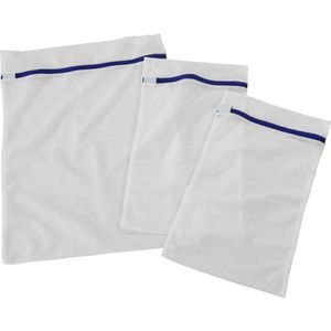 Leifheit waszakken set van 3 - wit - blauw