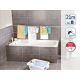 Leifheit - Rollfix 210 Longline - Uittrekbaar Wanddroogrek - Polyester - 21 Meter Drooglengte