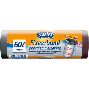 Swirl Afvalzakken Fixeerband 60ltr 1 rol