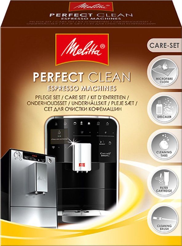 Melitta - Perfect Clean Onderhoudsset - Ontkalker - Reinigingstabletten - Waterfilter
