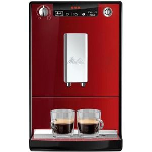 Melitta Kaffeevollautomat Solo® E950-204, chili-red, Perfekt für Café crème & Espresso, nur 20cm breit