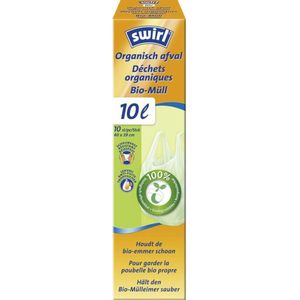 Swirl Pedaalemmerzakken Bio 10 liter 10 stuks