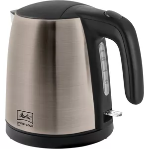 MPM MCZ-116 Waterkoker met ledverlichting, 2200 W, temperatuurregeling 50-100 °C, glas- en roestvrijstalen behuizing, warmhoudfunctie