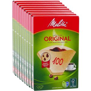 EDESIA ESPRESS - Papieren koffiefilters - ongebleekt - maat 1-400 stuks
