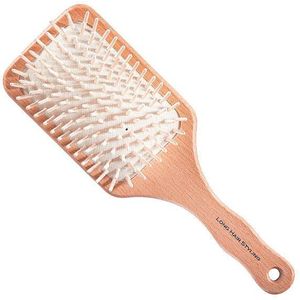 Long Hair Styling Peddelborstel met houten pinnen