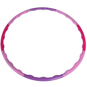Simba 107402271 Hoelahoep, banden om in elkaar te steken, 8 delen, roze en roze, 80 cm diameter, sportbanden, gymnastiekbanden, fitness